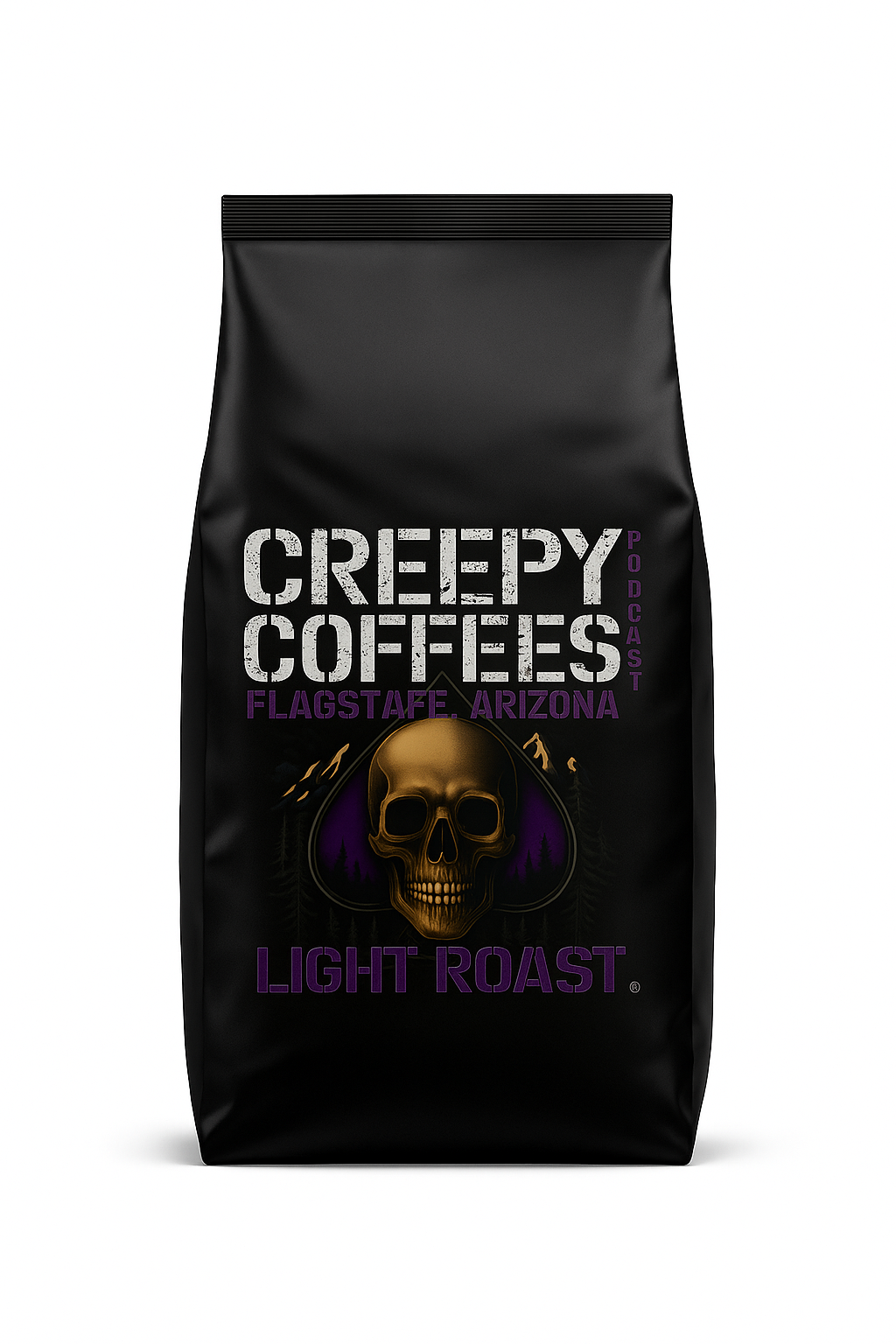 CREEPY COFFEES LIGHT ROAST  (Whole Bean)12oz