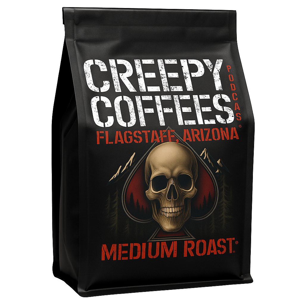 CREEPY COFFEES MEDIUM ROAST (WHOLE BEAN) 12oz