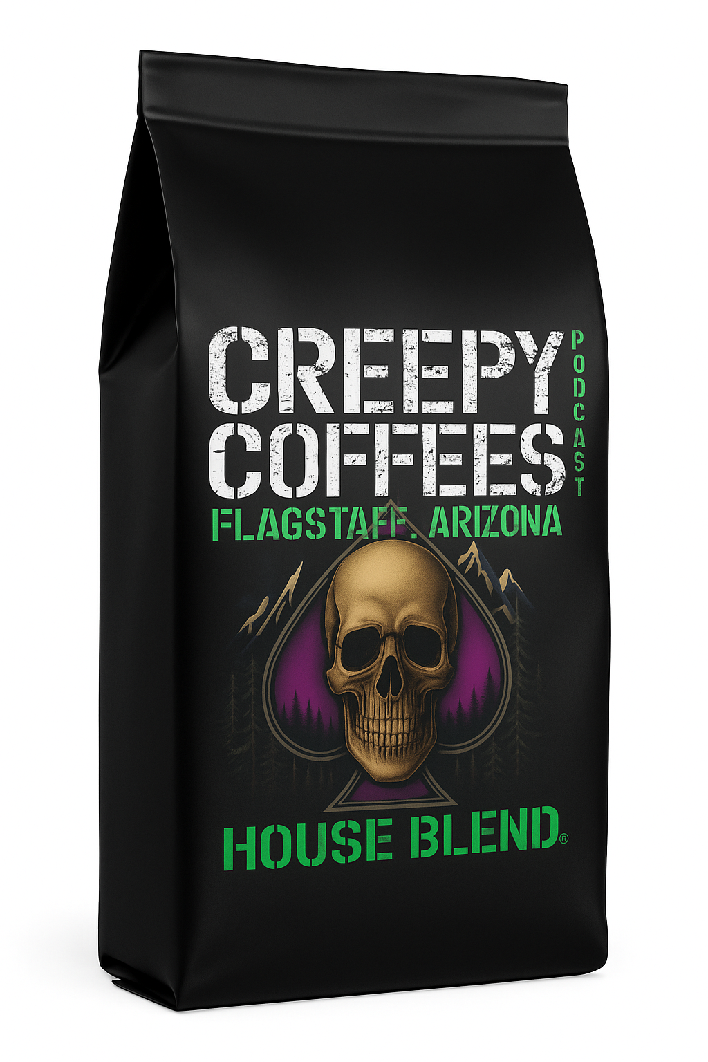 CREEPY COFFEES HOUSE BLEND (Whole Bean)12oz