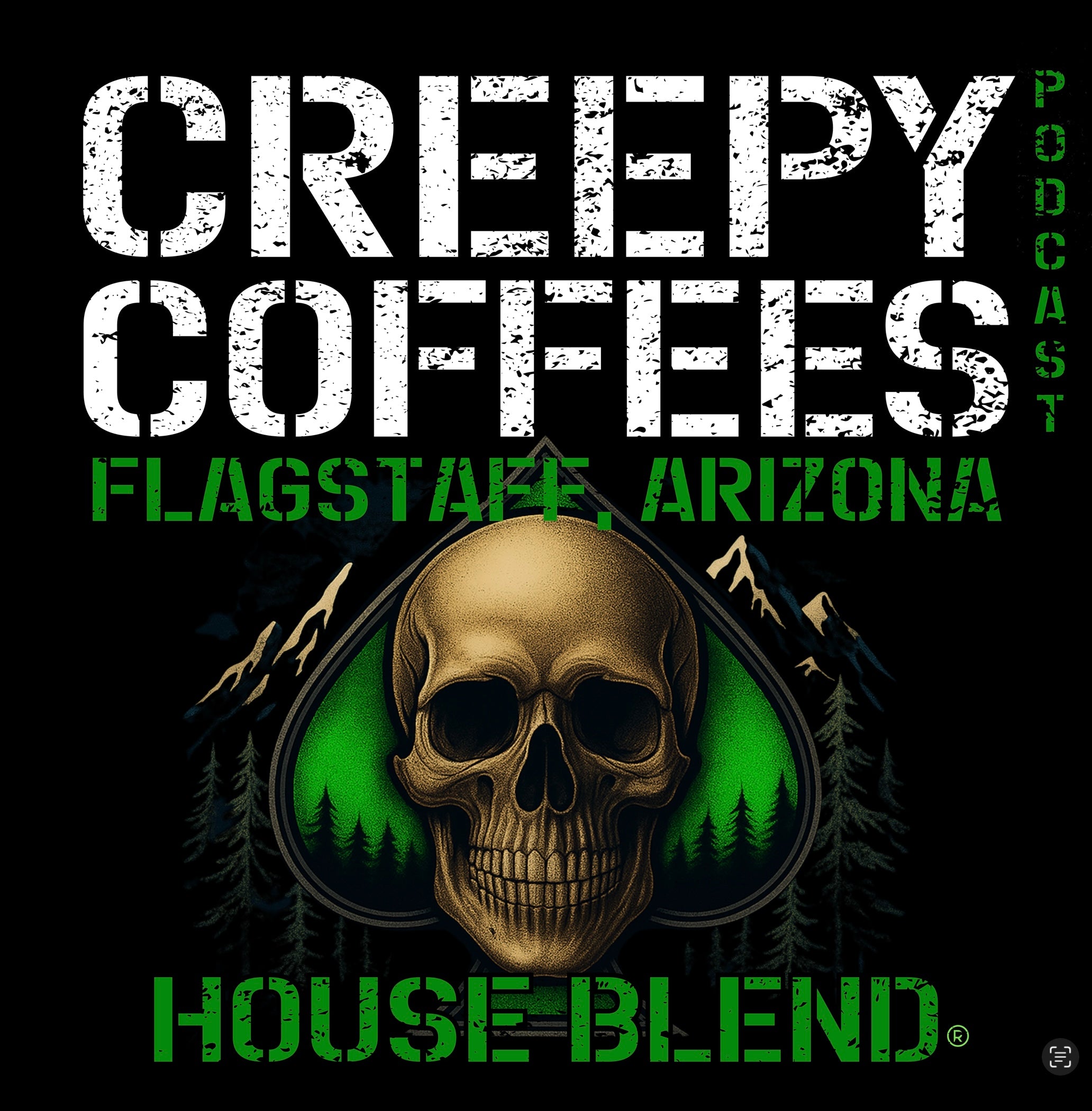 CREEPY COFFEES HOUSE BLEND (Whole Bean)12oz