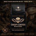 CREEPY COFFEES HOUSE BLEND (Whole Bean)12oz  FREE SHIPPING
