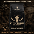 CREEPY COFFEES LIGHT ROAST  (Whole Bean)12oz.  FREE SHIPPING