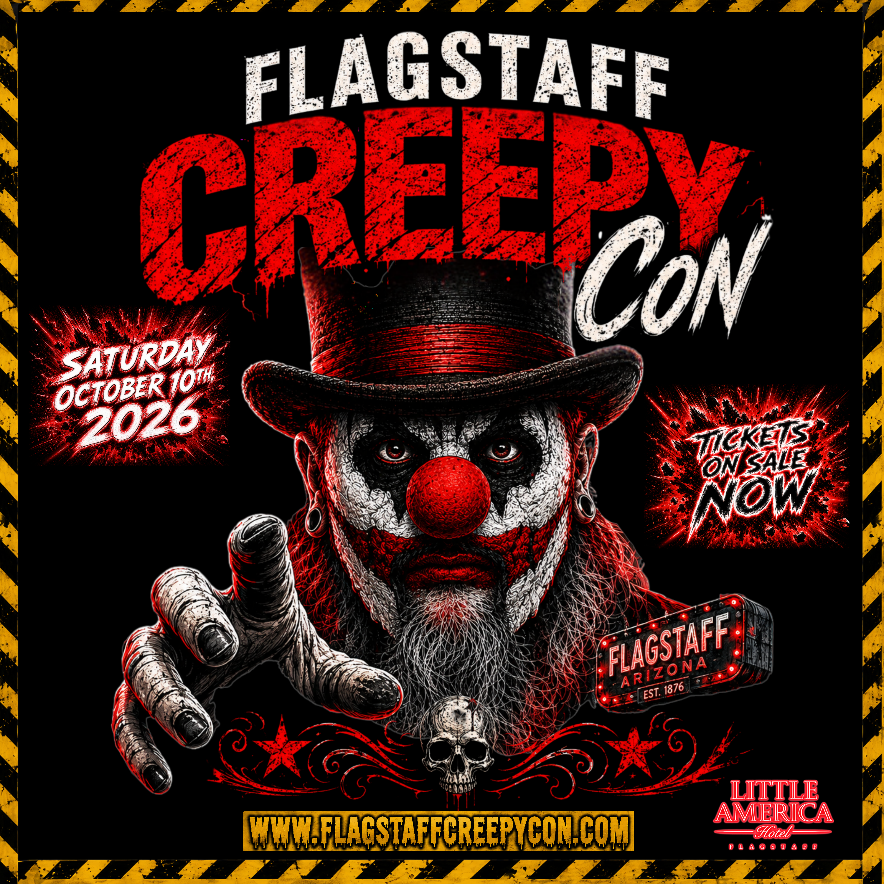 🎃 Flagstaff Creepy Con 2026 General Admission Ticket
